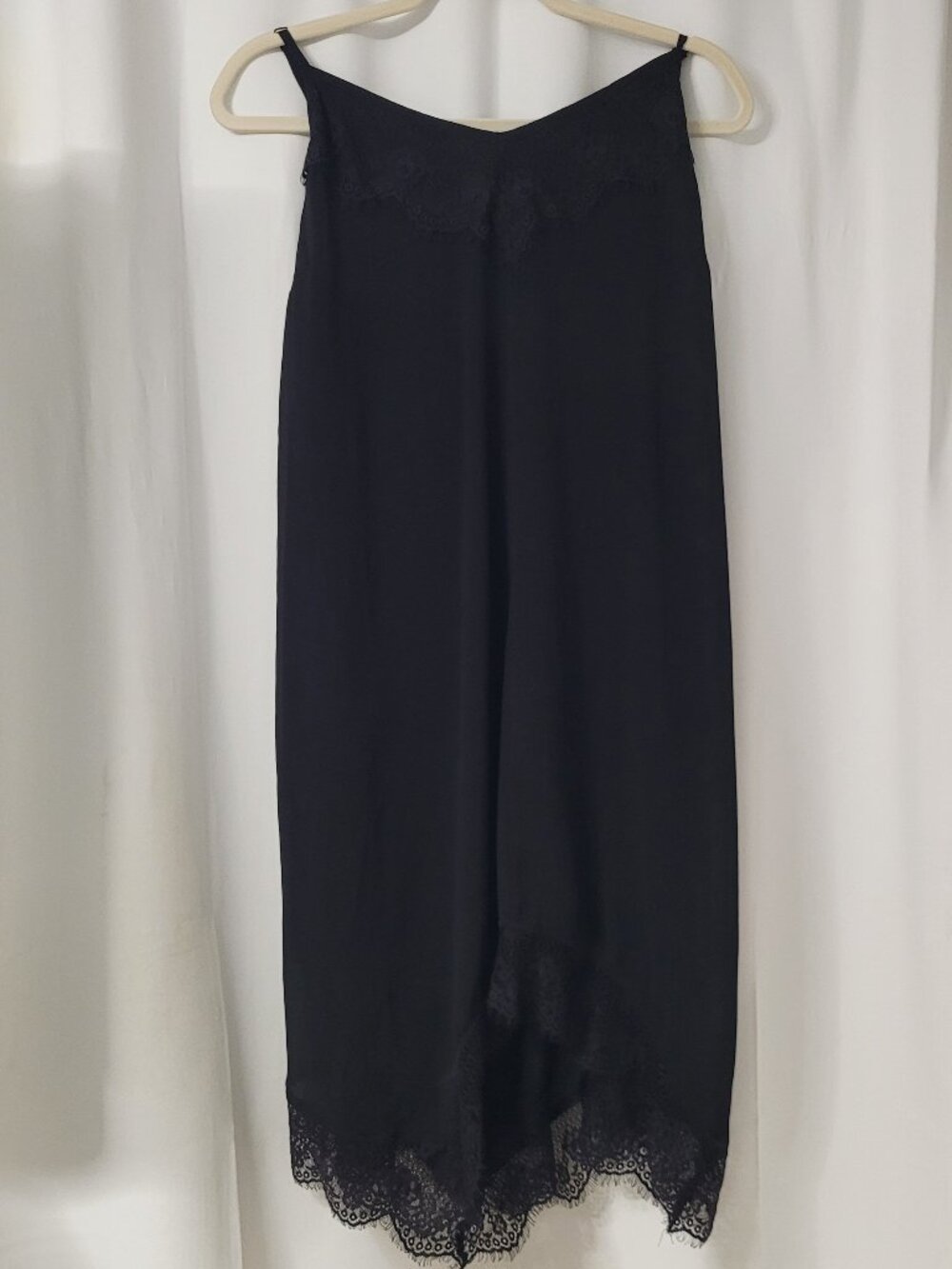 Torrid Black Satin & Lace Sleep Chemise